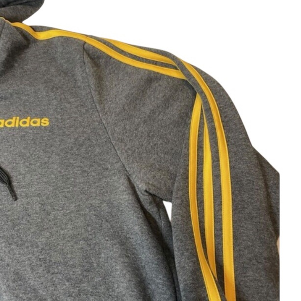 adidas essentials zip up hoodie with pockets men’s SZ small - Picture 5 of 8
